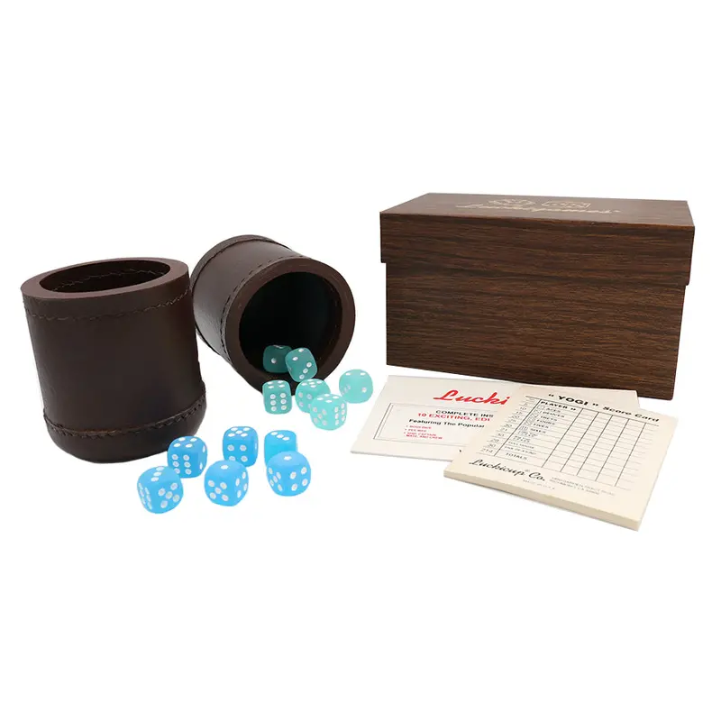 Luckicup 400 Lucki-Games Gift Box - Brown Leather 1