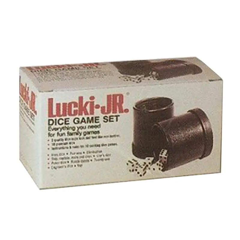 Luckicup 405 Lucki-Jr Dice Game Set - Brown 1