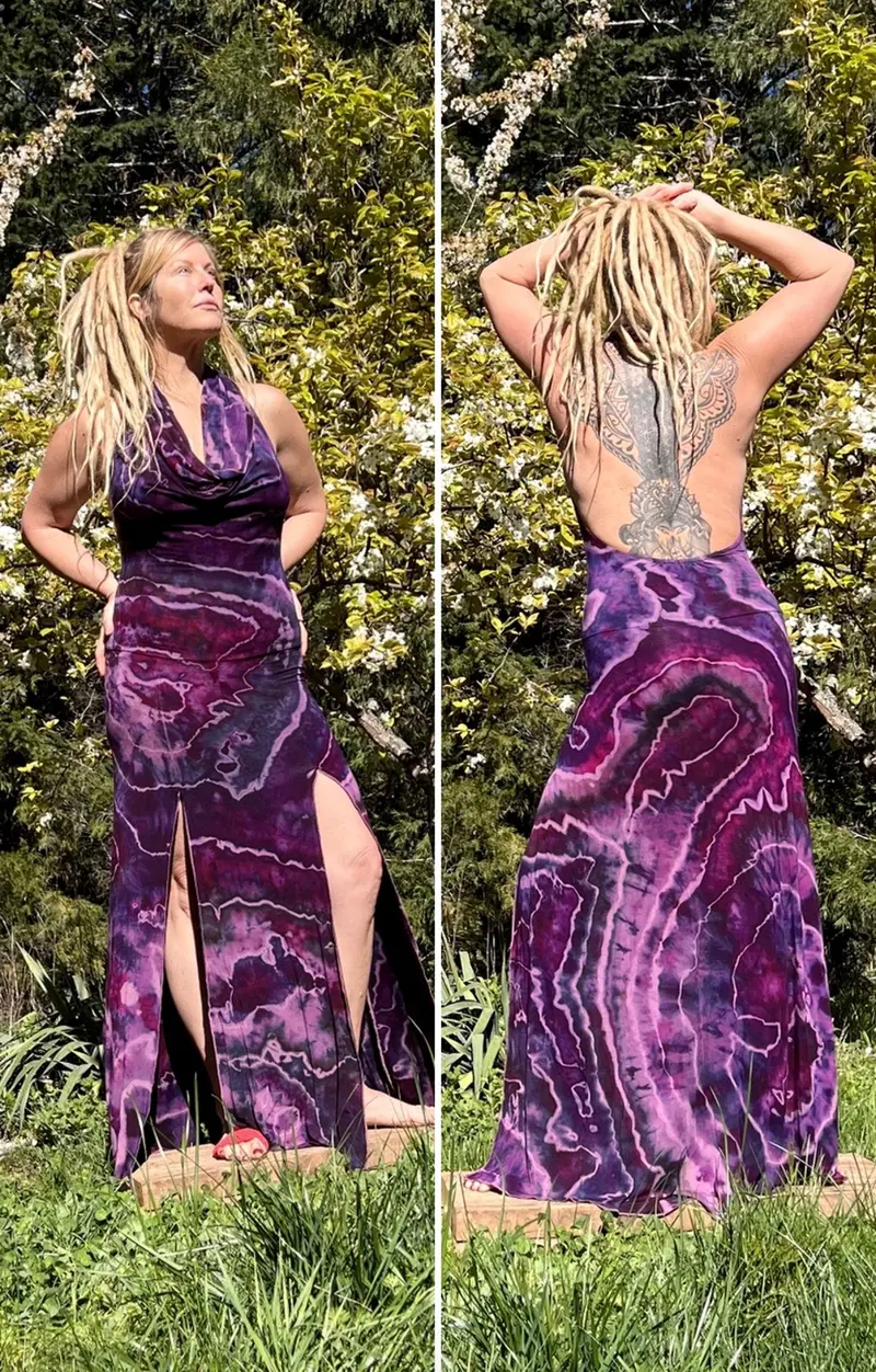 Luminous Dress – Violet Veil 1