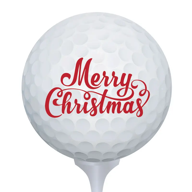Merry Christmas Golf Ball 1