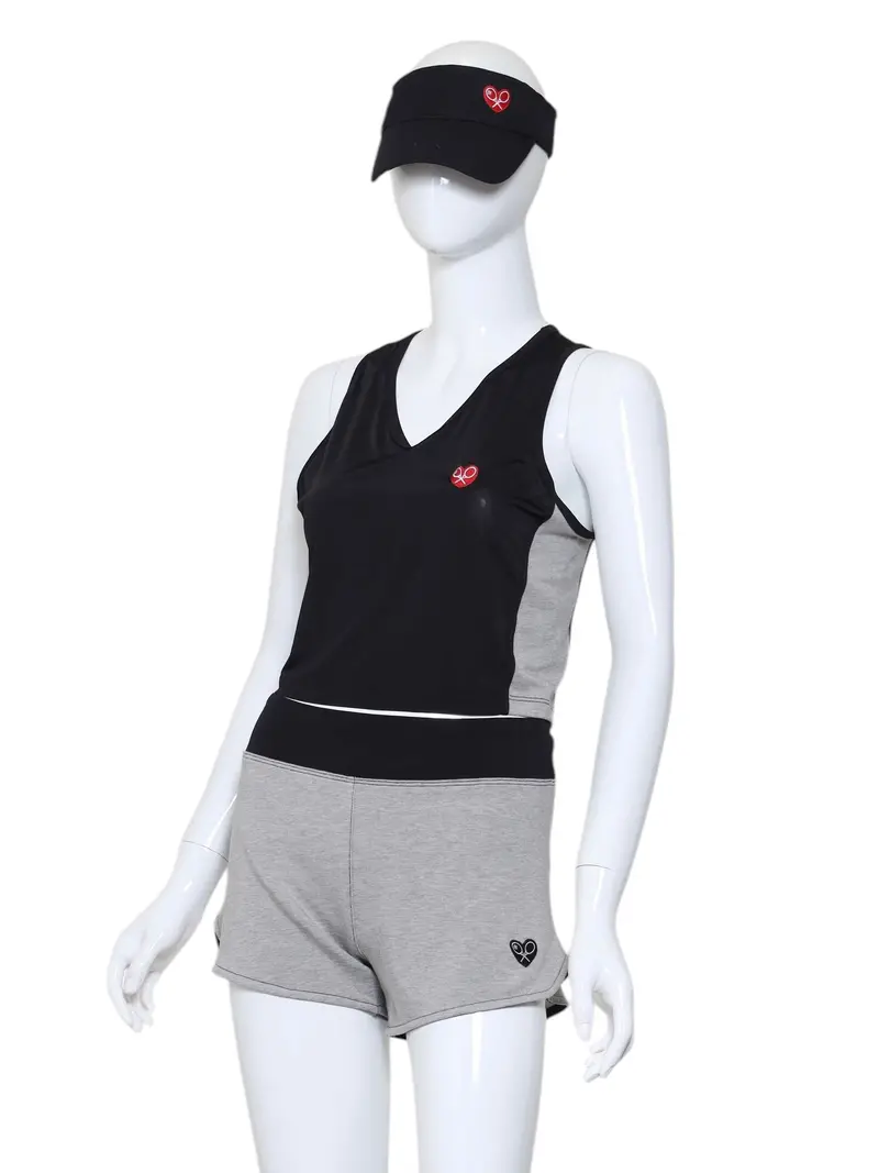 Mini Top Black & Grey 1