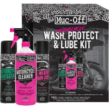 Motorcycle Wash, Lube And Protect Kit Muc-Off 1