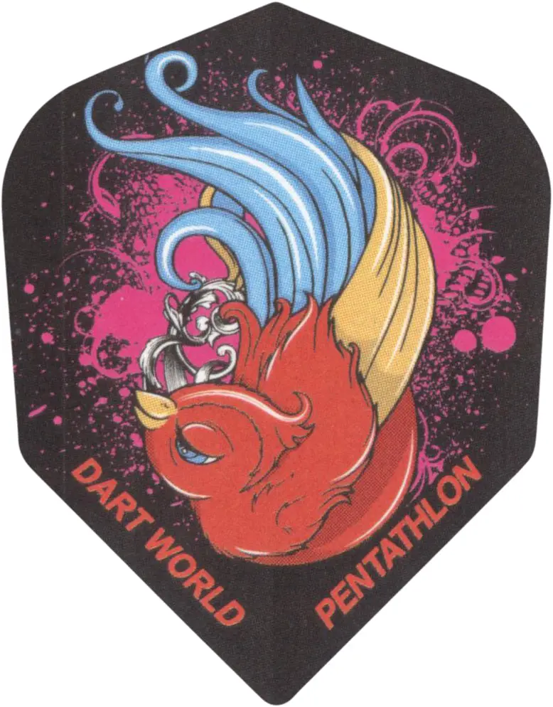 Pentathlon 100 Micron Dart Flights - Shape Bird 1