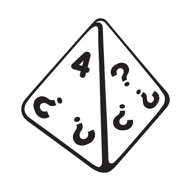 Random Color D4 Die 1