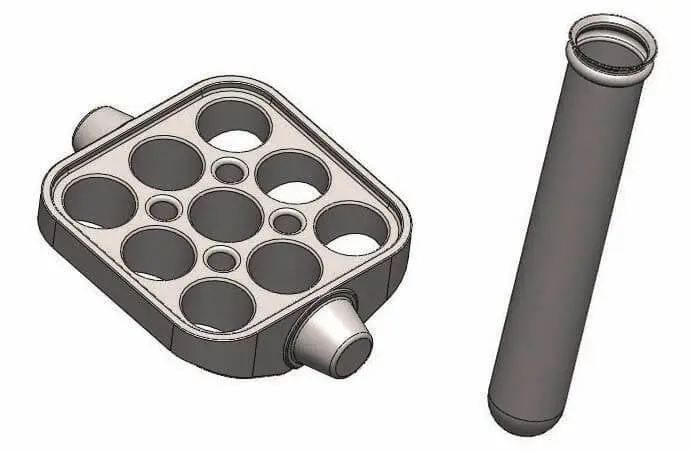 Scilogex 4 X Buckets & 4 X 9 Tubes 3Ml & 7Ml Capacity Including Adapters 1