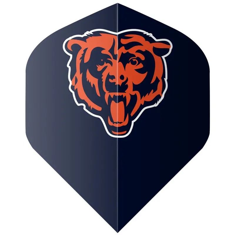 Shot Official Chicago Bears Dart Flights - Standard Blue 1