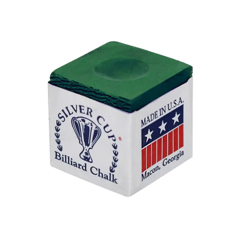 Silver Cup Cue Chalk - Championship Tournament Green 1