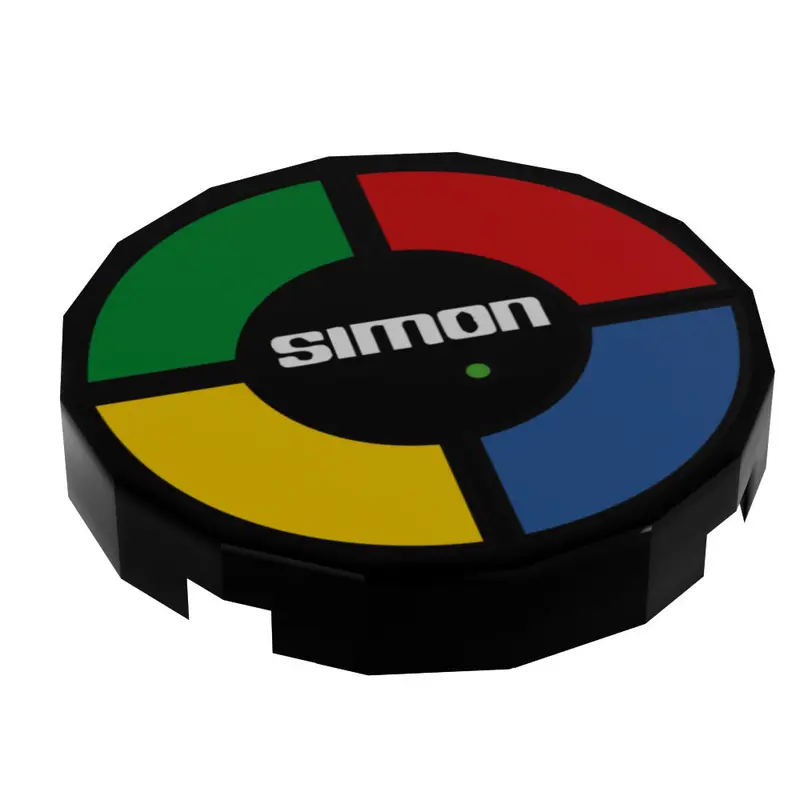 Simon - Custom Printed 2X2 Round Tile Made Using Lego Part 1