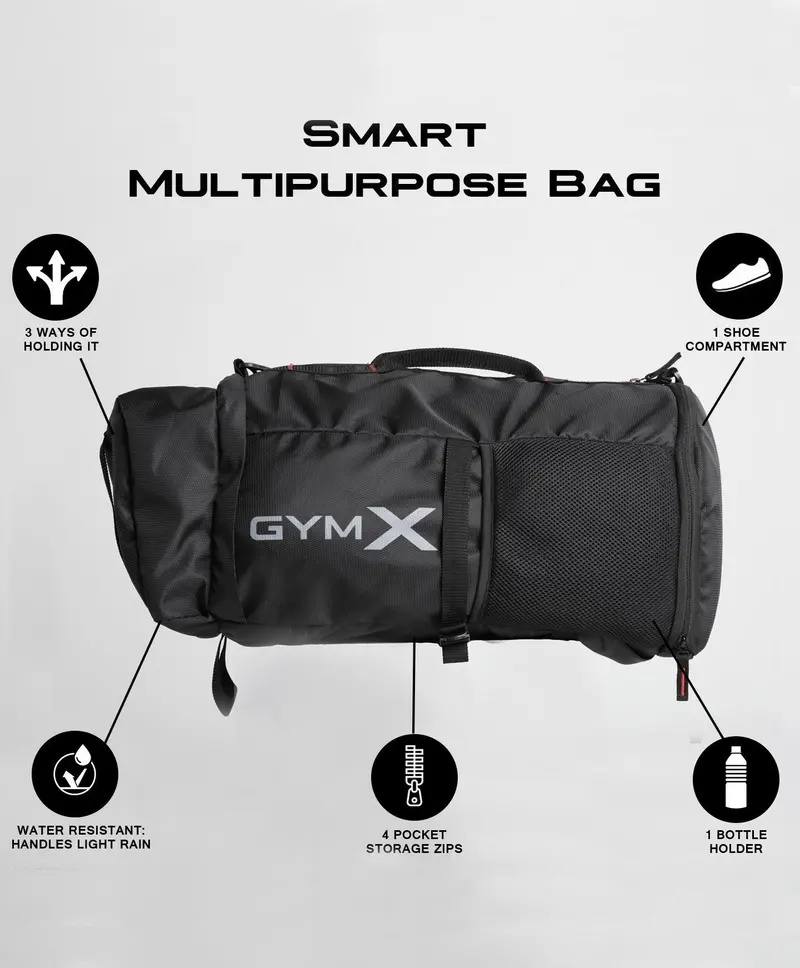Smart Multipurpose Bag- Midnight Black 1