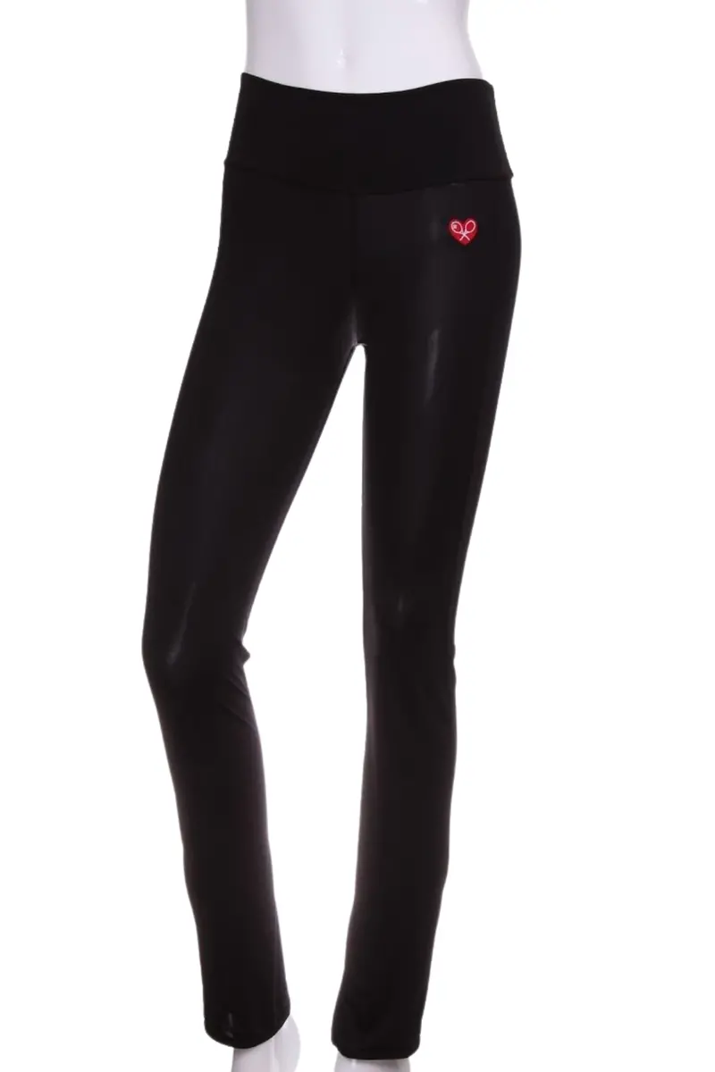 Soft Black Leg Lengthening Warm Up Pants 1