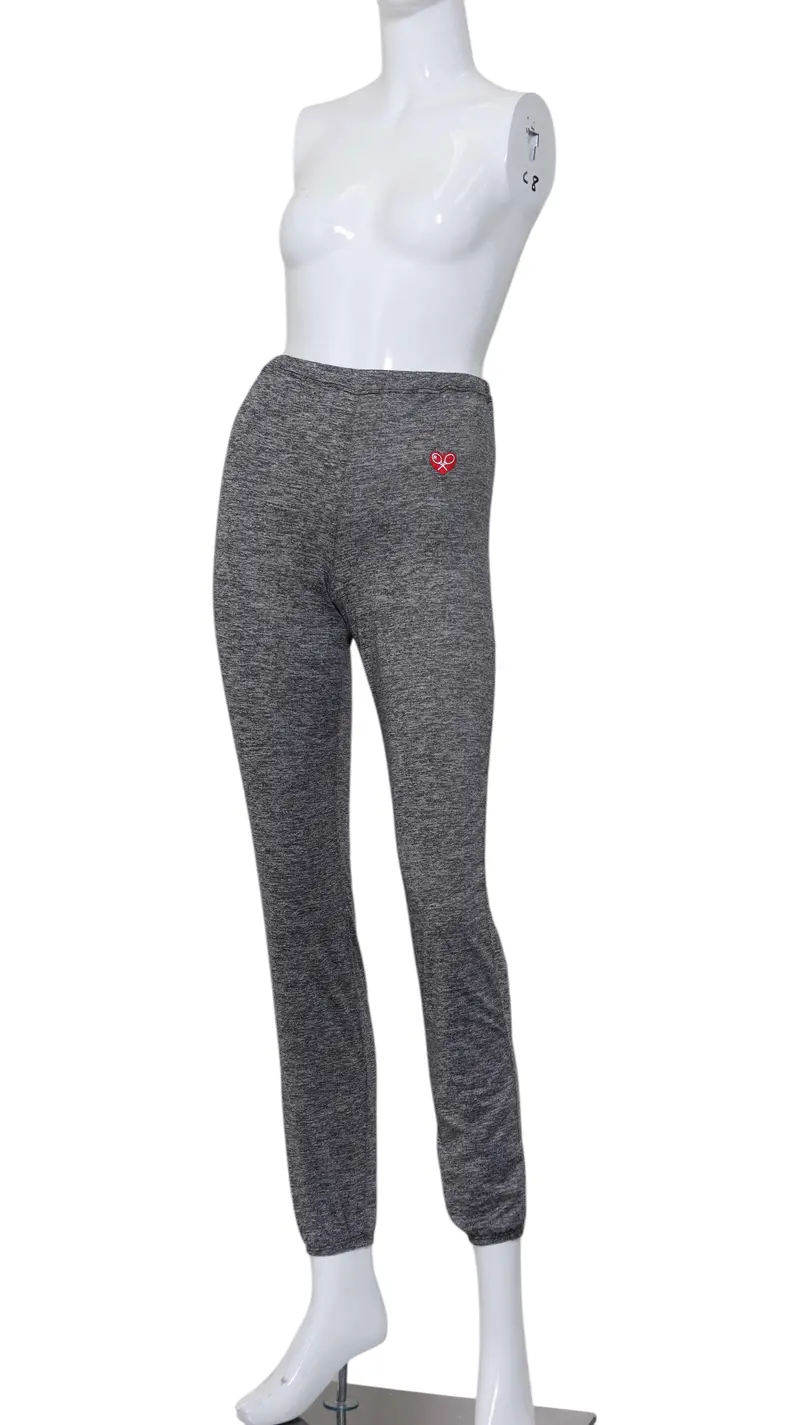 Soft Grey Baggy Warm Up Pants 1