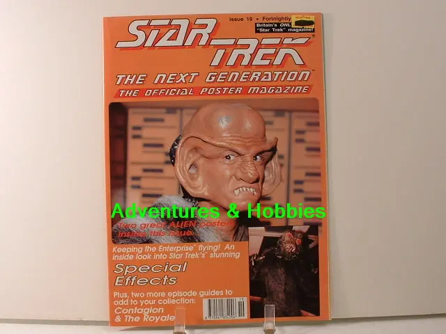 Star Trek Tng Official Poster Mag #19 Two Aliens Bd 1