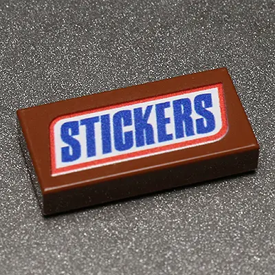 Stickers - Custom Printed 1X2 Tile 1