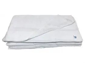 Terry Cloth White Cotton Cleaning Towels 16"X 27" 504 Gsm  (12 Pk) 1