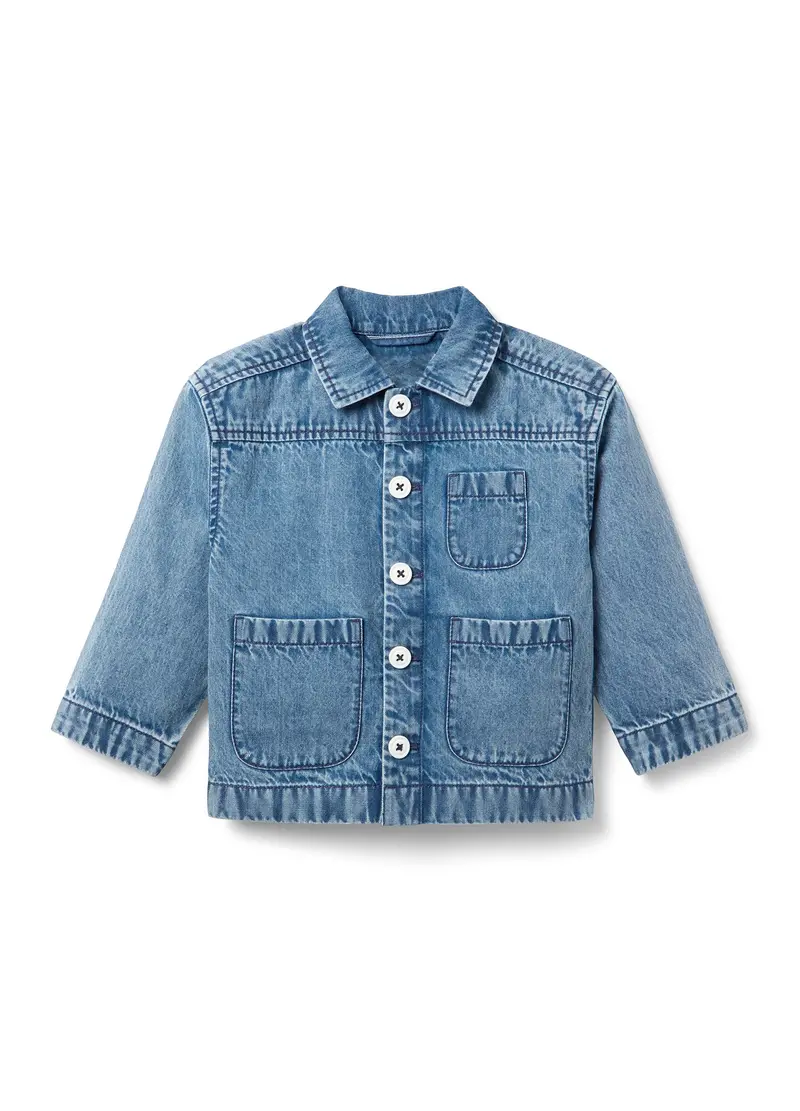 The Drapey Denim Chore Jacket 1