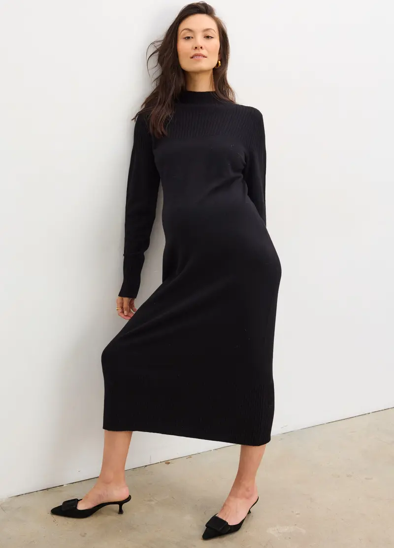 The Peyton Mockneck Sweater Dress 1