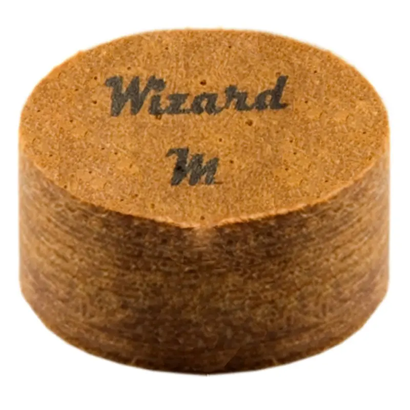 Wizard Tan Soft Billiard Cue Tip - Medium 14Mm 1
