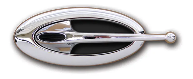 Clayton Machine Works El-502 Ball-End Door Handles With Elliptical Bezel Accent 1