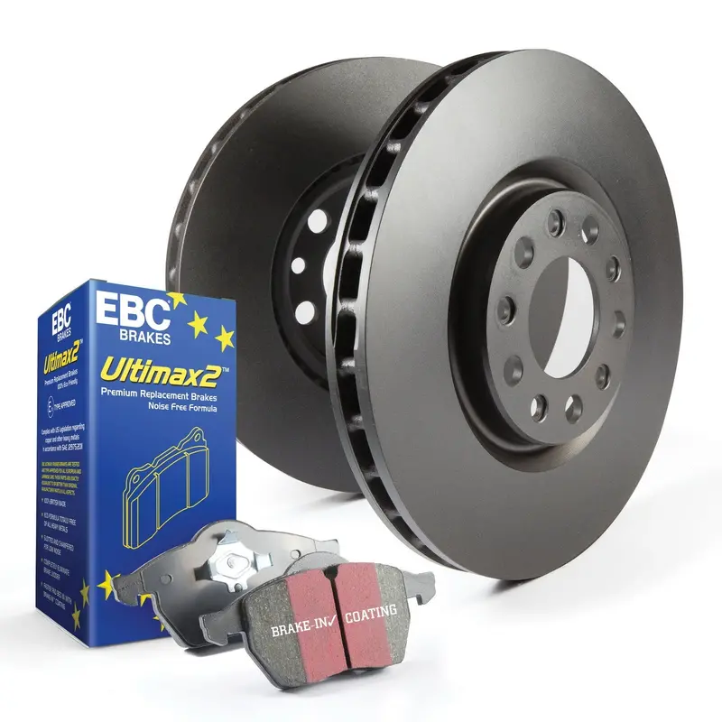 Ebc Brakes S20K1025 Ultimax Performance Brake Kit — Includes Plain And Sport Rotors 1