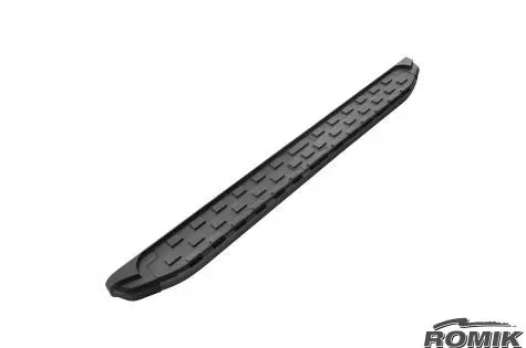 Romik Rec-B Anodized Black Side Steps For 2016–Present Kia Sorento Suv 1