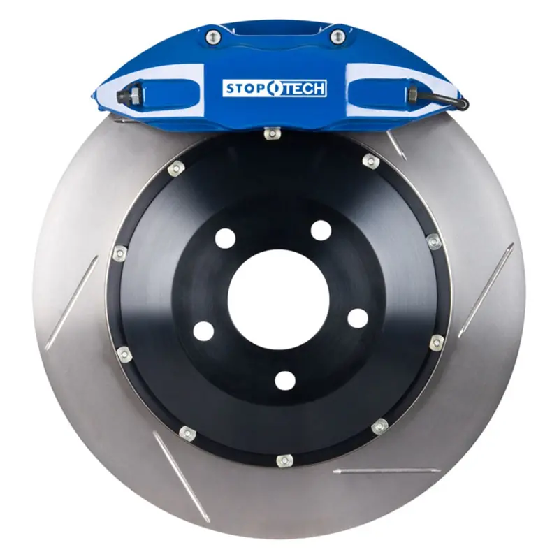 Stoptech 83.508.0058.21 Big Brake Kit – Two-Piece Rear Slotted Rotors 1