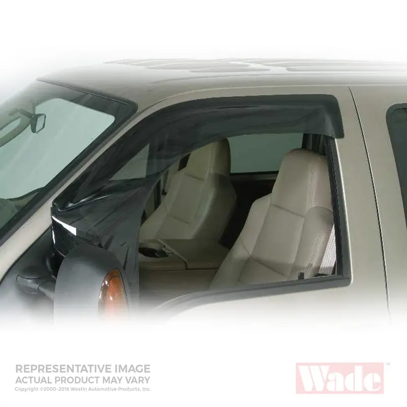 Westin 72-34468 Smoke-Finish Front Wind Deflector – Two-Piece Design 1