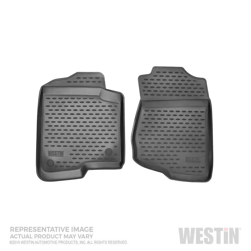 Westin 74-15-11021 Profile Floor Liners – Front Pair, Black 1
